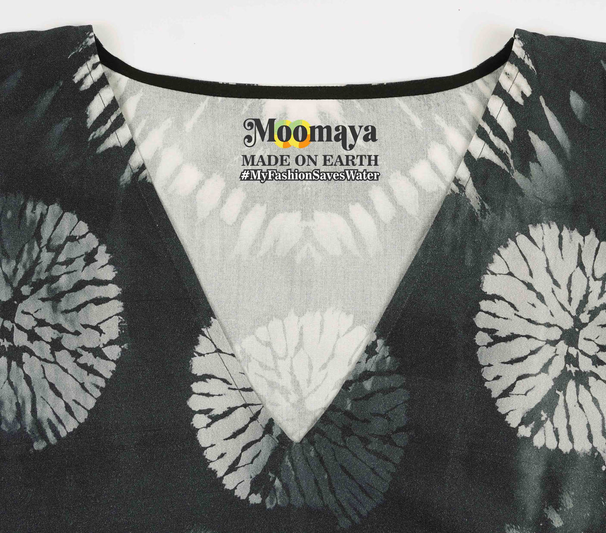 thumbnail image 6 of Moomaya Printed Tunic Kaftan Dress For Women Kimono Sleeves Loungewear Coverup Caftan Dress, 6 of 7
