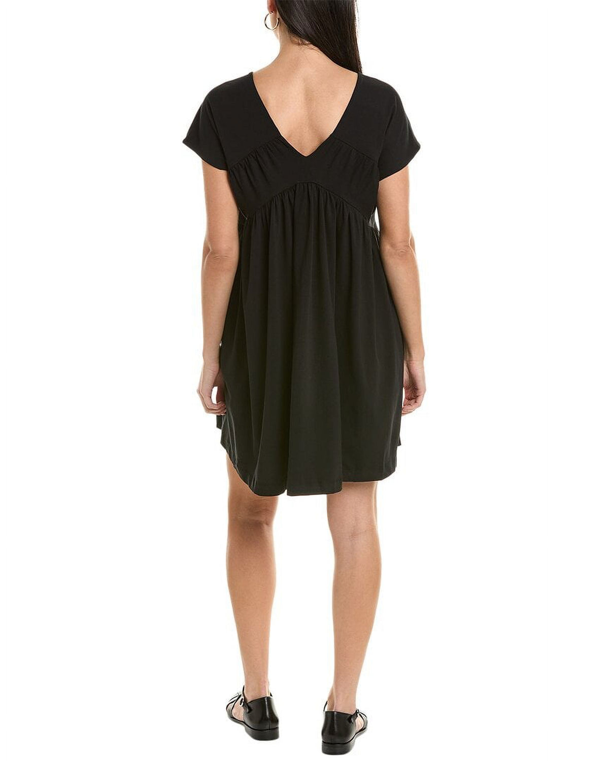 thumbnail image 2 of ALPHA STUDIO womens A-Line Shirtdress, 44, Black, 2 of 4