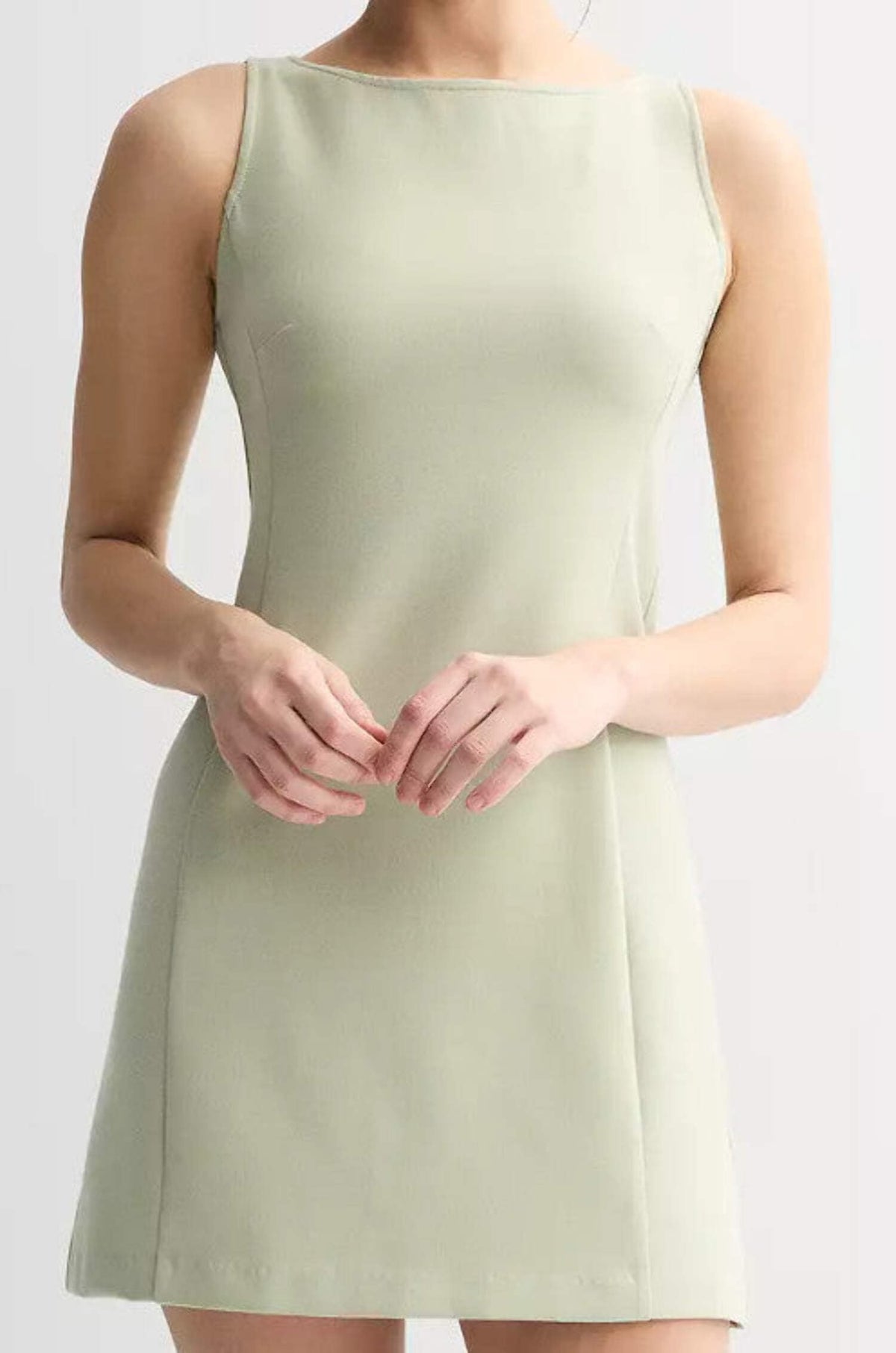 thumbnail image 4 of Juniors' SO® Sleeveless Shift Dress 303 Jade, 4 of 5