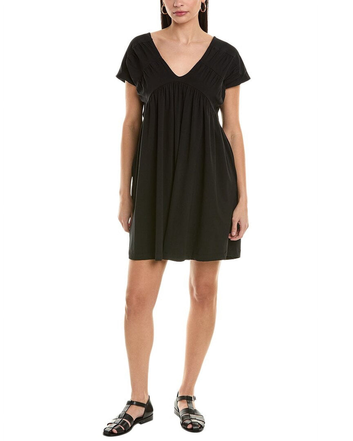 thumbnail image 1 of ALPHA STUDIO womens A-Line Shirtdress, 44, Black, 1 of 4