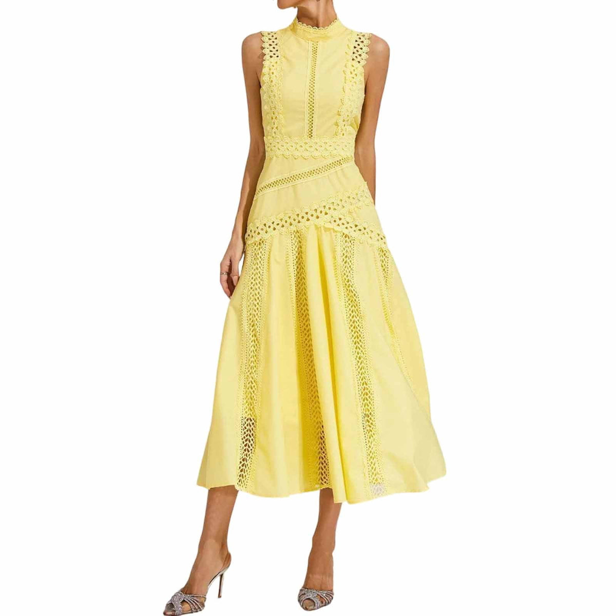 thumbnail image 1 of Afdoent Dresses For Women Casual Dress Sleeveless Floral Print Slit Tie Front For Summer Party Daily Wear Beach Vacation Outfits Elegant, 1 of 8