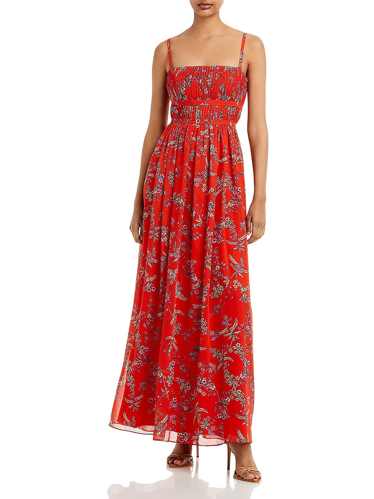 thumbnail image 1 of Aqua Womens Floral Adjustable Straps Evening Dress, 1 of 2