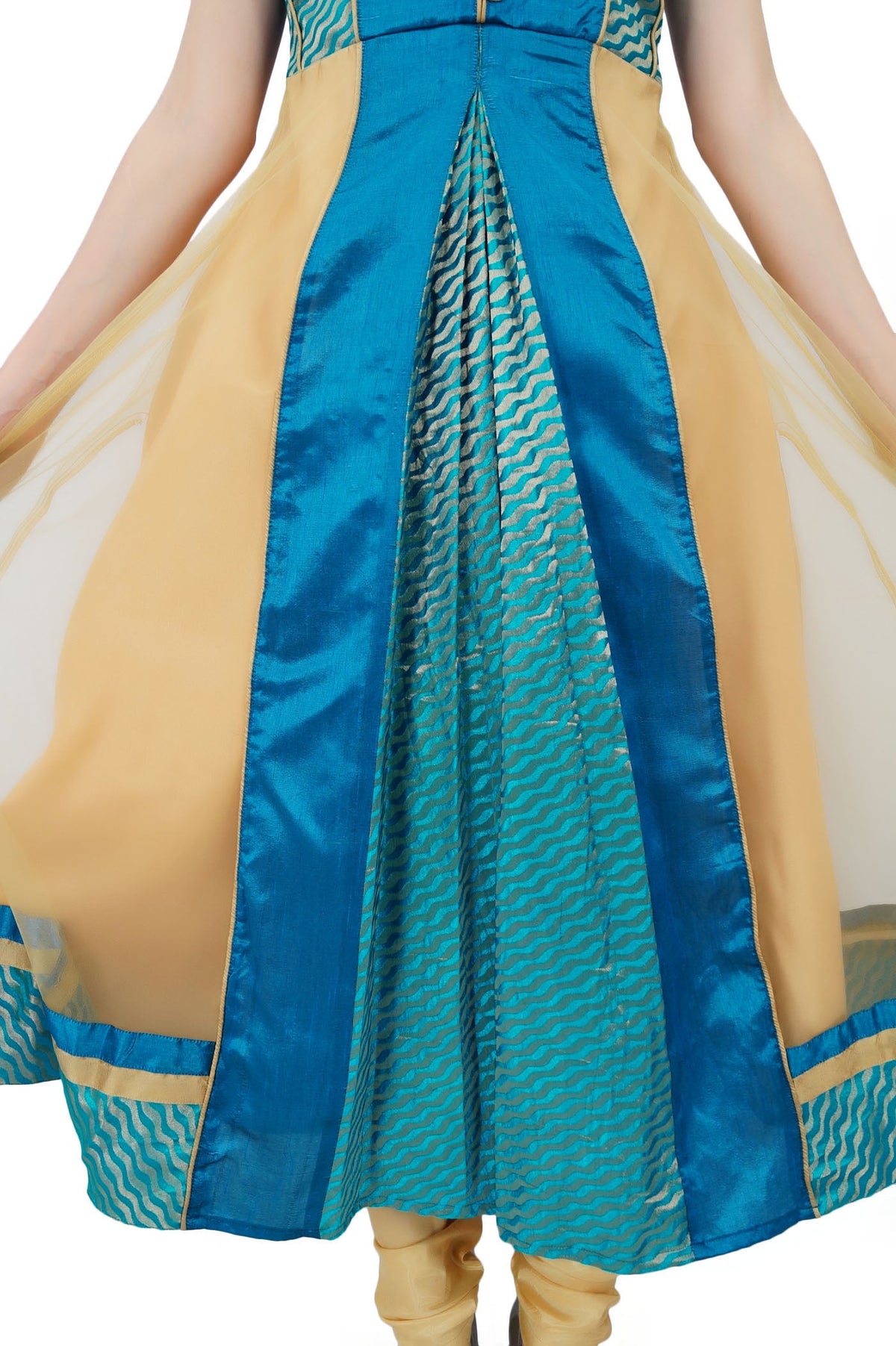 thumbnail image 1 of Atasi Women Long Flaired Blooywood Salwaar Kameez With Dupatta Clothing Dress, 1 of 9
