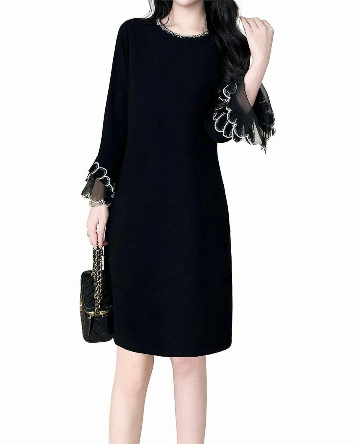 thumbnail image 1 of BRC By BURRYCO womens Solid Mini Dress, 10, 1 of 3