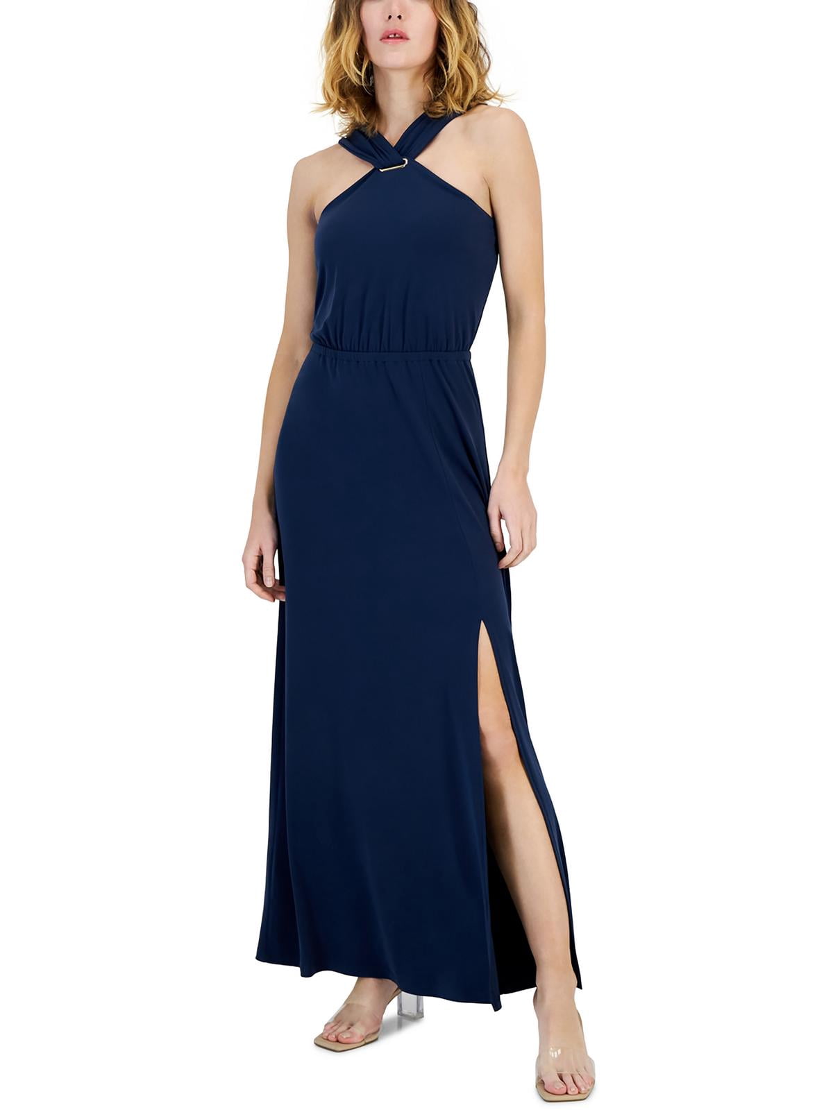 thumbnail image 1 of INC Womens Halter Polyester Maxi Dress, 1 of 2