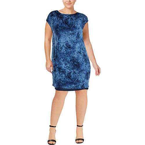 thumbnail image 3 of Women's Plus Size Jersey Shift Dress-M-1X, 3 of 5