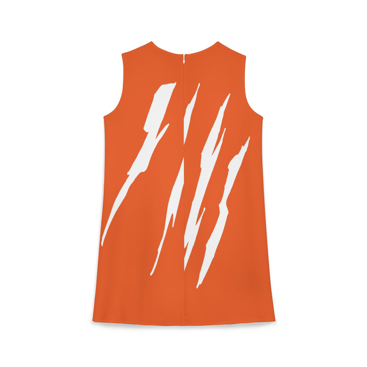 thumbnail image 2 of Effete Feline Claw Marks Scratch A-line Sleeveless Dress (AOP), 2 of 6