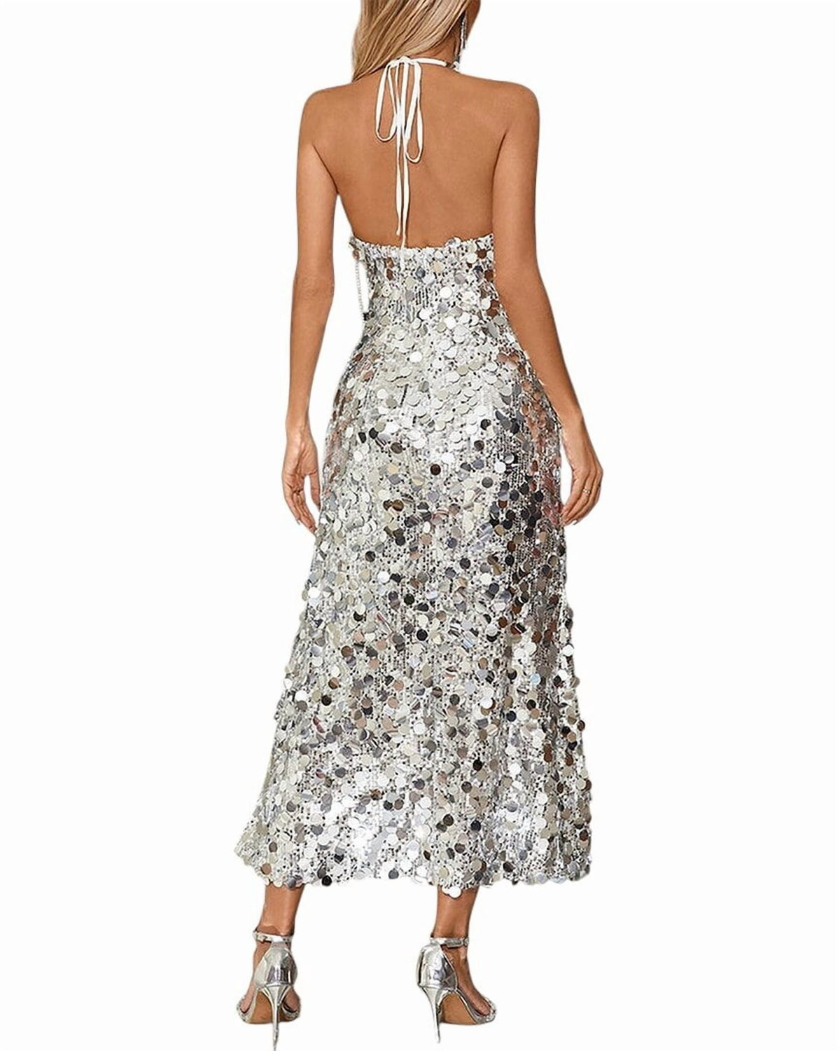 thumbnail image 2 of MONIQUE LAGARDE womens Maxi Dress, 4, 2 of 3