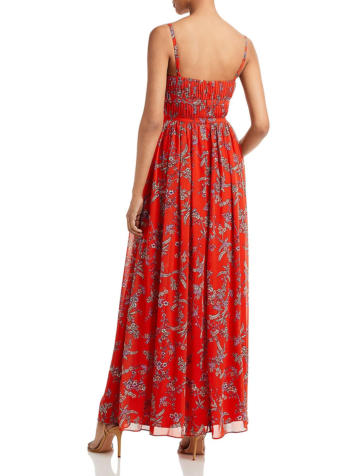 thumbnail image 2 of Aqua Womens Floral Adjustable Straps Evening Dress, 2 of 2
